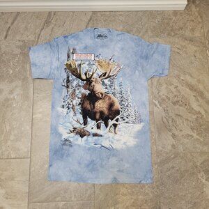 The Mountain Niagara Falls T-Shirt Men’s Blue Find 7 Moose 2013 Snow Tee Medium